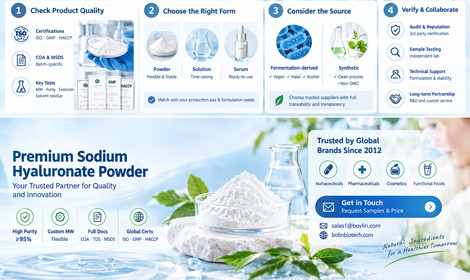 How to Select a Reliable Sodium Hyaluronate Powder Supplier for Cosmetic Manufacturing